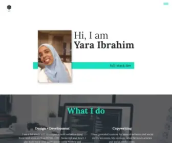 Yaradev.tech(DevYara Portfolio Website) Screenshot