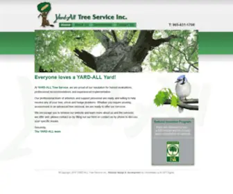 Yardall.ca(YARD-ALL Tree Service) Screenshot