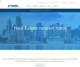 Yardi.com.au(Yardi Australia & New Zealand) Screenshot