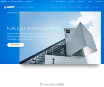 Yardi.com(Software for every real estate portfolio) Screenshot