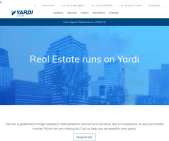 Yardi.eu(Property Management Software for Europe) Screenshot