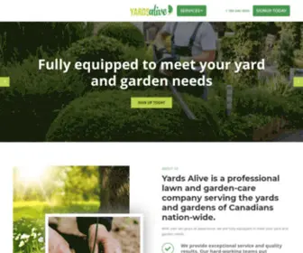 Yardsalive.ca(Yards Alive) Screenshot