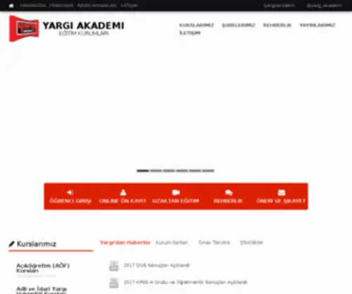 Yargiakademi.com(Yargiakademi) Screenshot