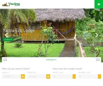 Yarinalodge.com(Ecuador Yarina Ecolodge) Screenshot