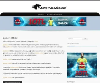 Yaristahminleri.com(At yarışı) Screenshot