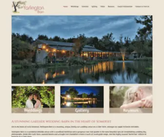 Yarlingtonbarn.co.uk(Yarlington Barn Wedding Venue in Somerset) Screenshot