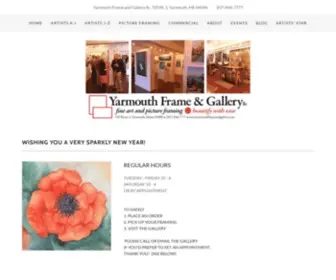 Yarmouthframeandgallery.com(Yarmouth Frame Shop and Gallery) Screenshot