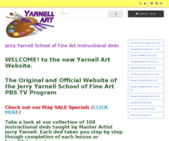Yarnellart.com(Jerry Yarnell School of Fine Art May 2021 Sale Specials) Screenshot