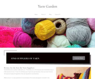 Yarngarden.com(Yarn Garden) Screenshot