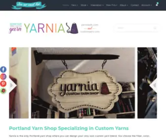 Yarniapdx.com(Custom Yarn on Cones) Screenshot