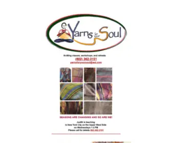 Yarnsforyoursoul.com(Judith Rudnick Kane) Screenshot