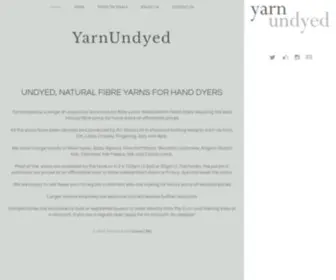 Yarnundyed.com(Yarnundyed) Screenshot