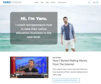 Yaro.blog(Blog And Podcast Of Entrepreneur And Investor Yaro Starak) Screenshot