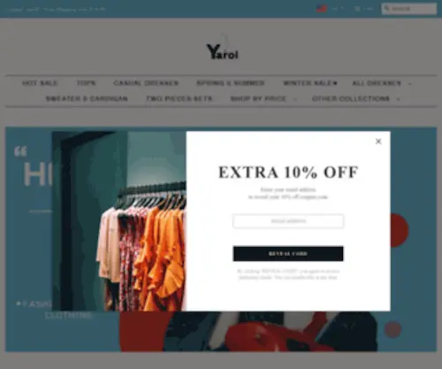 Yaroi.com(Exclusive Fashion) Screenshot