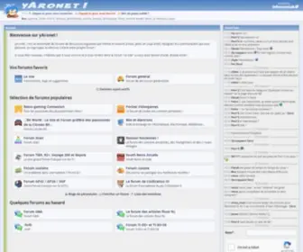 Yaronet.com(Forum addictif) Screenshot