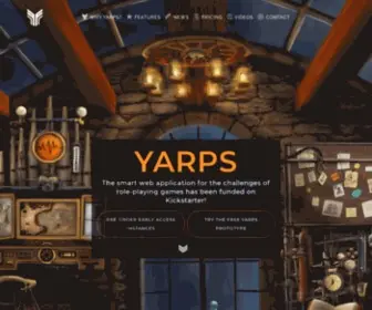 Yarps.net(Web application for the challenges of role) Screenshot