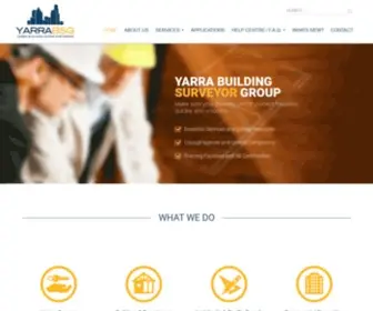 Yarrabsg.com.au(Yarra Building Surveyor Group Pty Ltd) Screenshot