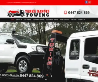 Yarrarangestowing.com.au(Towing Services Yarra Valley) Screenshot