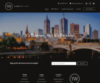 Yarrawealth.com(Yarra Wealth) Screenshot