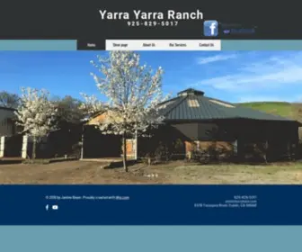 Yarrayarraranch.com(Horses) Screenshot