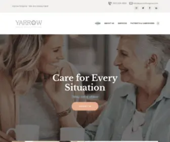 Yarrowhospice.com(Yarrow Hospice And Palliative Care) Screenshot