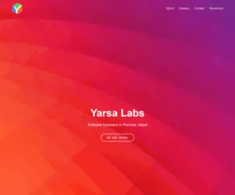 Yarsalabs.com(Yarsa Labs) Screenshot