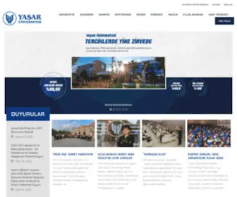 Yasar.edu.tr(Yaşar Üniversitesi) Screenshot
