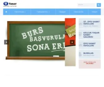 Yasarvakfi.org.tr(Yaşar) Screenshot