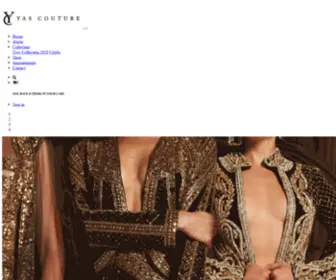 Yascouture.com(YAS COUTURE) Screenshot