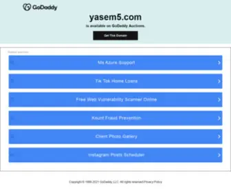 Yasem5.com(Dit domein kan te koop zijn) Screenshot