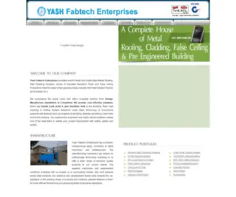 Yashfabtech.com(Metal Roofing Sheets Manufacturer) Screenshot