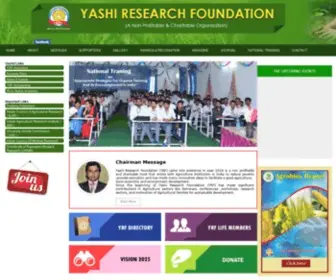 Yashiresearchfoundation.com(YASHI RESEARCH FOUNDATION) Screenshot