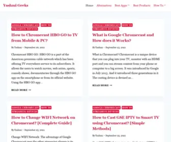 Yashmigeeks.com(Yashmi Geeks) Screenshot