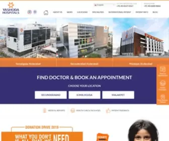 Yashodahospital.com(Best Hospital in Hyderabad India) Screenshot