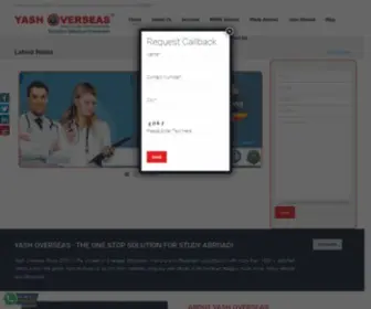 Yashoverseas.in(Yash Overseas) Screenshot