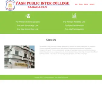 Yashpublicintercollege.in(Yash Public Inter College) Screenshot