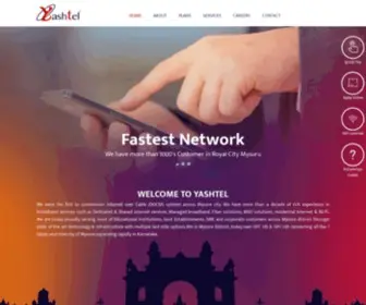 Yashtel.in(Yashtel Internet Services) Screenshot