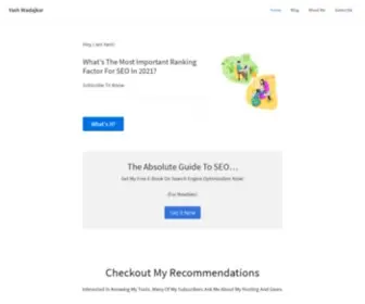 Yashwadajkar.com(Bridging Tech and Business for Innovation) Screenshot