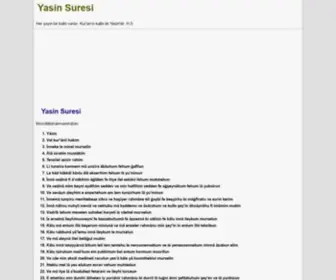 Yasin-Suresi.gen.tr(Yasin Suresi) Screenshot