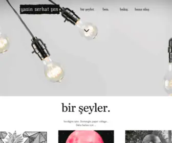 Yasinserhatsen.com(Yasin Serhat Şen) Screenshot