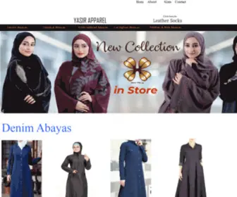 Yasirapparel.com(Yasir Apparel) Screenshot
