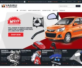 Yasiruautoparts.com(Maruti) Screenshot