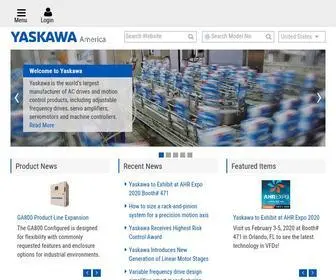 Yaskawa.com(Yaskawa America Inc) Screenshot