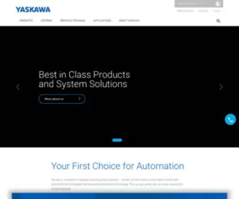 Yaskawa.eu.com(Discover our powerful automation solutions) Screenshot