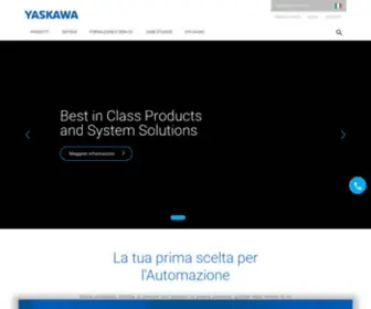 Yaskawa.it(Yaskawa Italia) Screenshot