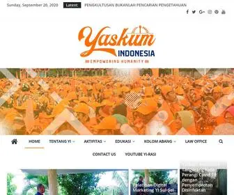 Yaskum.info(Perkumpulan Yaskum Indonesia) Screenshot