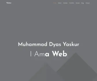 Yaskur.com(Muhammad Dyas Yaskur) Screenshot