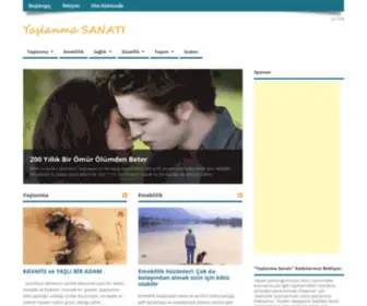 Yaslanmasanati.com(Emeklilik, Yaşlılık, Güzellik, Yaşlanma, Anti Aging, Sağlık, İlişkiler) Screenshot