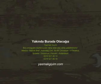 Yasmakgiyim.com(Yaşmak Giyim) Screenshot