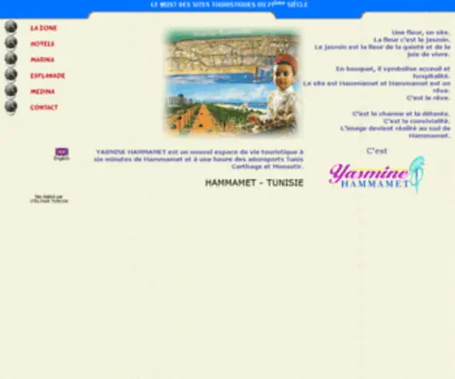 Yasmine.com.tn(YASMINE HAMMAMET) Screenshot
